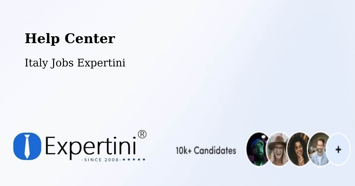 Help Center – Sona - Italy Jobs Expertini