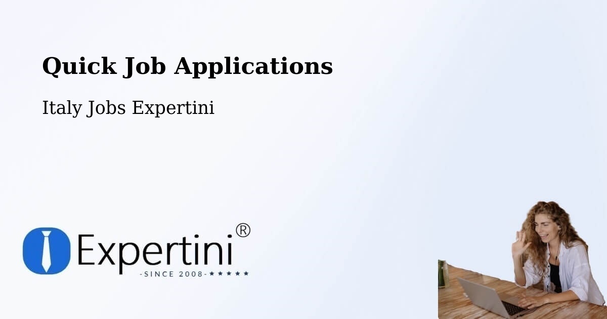 Quick Apply Feature – Sona - Italy Jobs Expertini